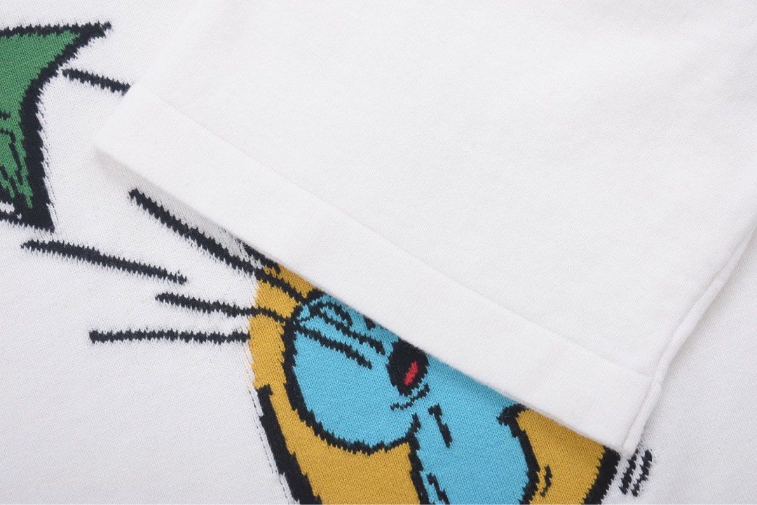 paper plane LV knitted tee