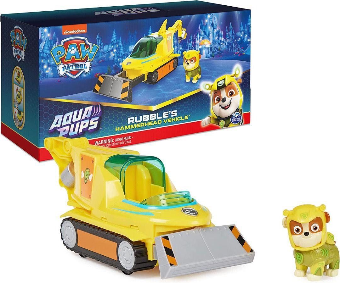 Paw Patrol Aqua Pups with Vehicle Chase / Marshall / Skye / Rubble