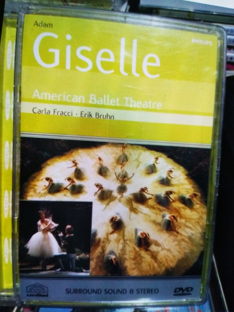 PHILPS Adam Giselle Carla Bruhn American Ballet Theatre DVD  芭蕾舞劇, 興趣及遊戲, 音樂、樂器 配件, 音樂與媒體- CD 及DVD Carousell