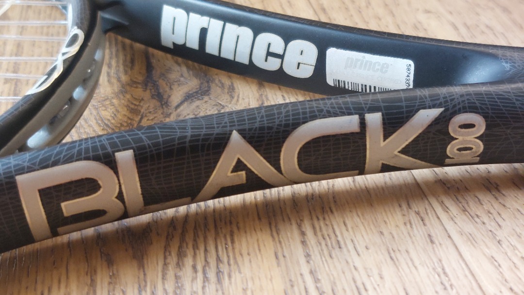 prince exo black 100 tennis racket, Sports Equipment, Sports & Games