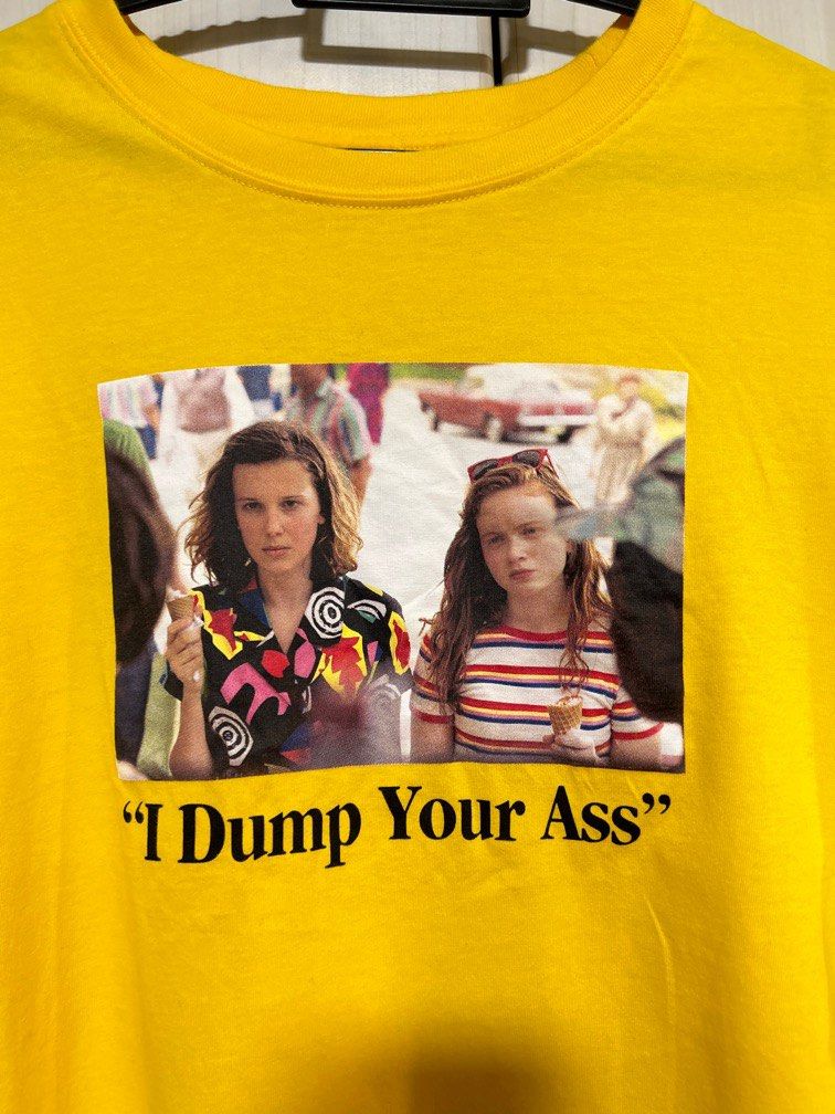 Pull&Bear Stranger Things Shirt Size S, Men's Fashion, Tops & Sets