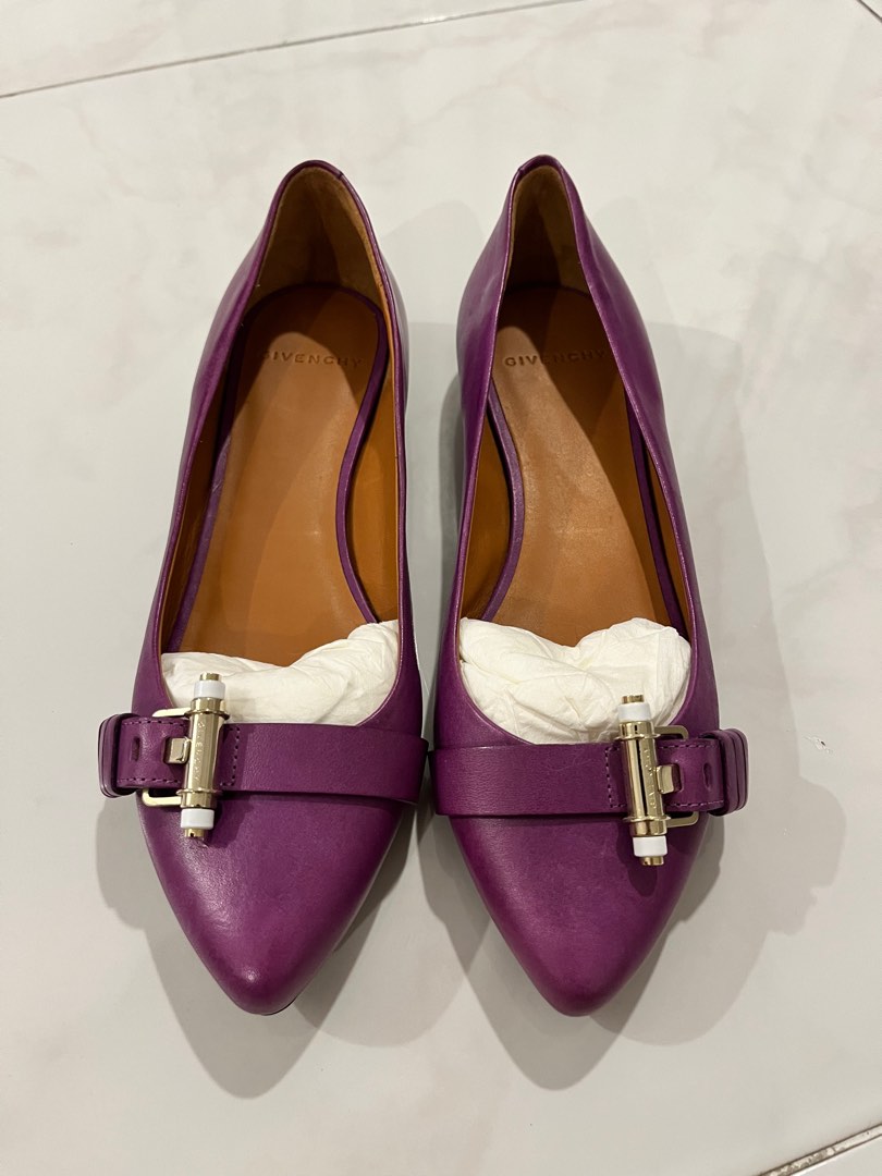 Purple GIVENCHY flats Women s Fashion Footwear Flats on Carousell