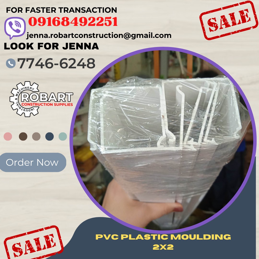PVC PLASTIC MOULDING 2X2 on Carousell