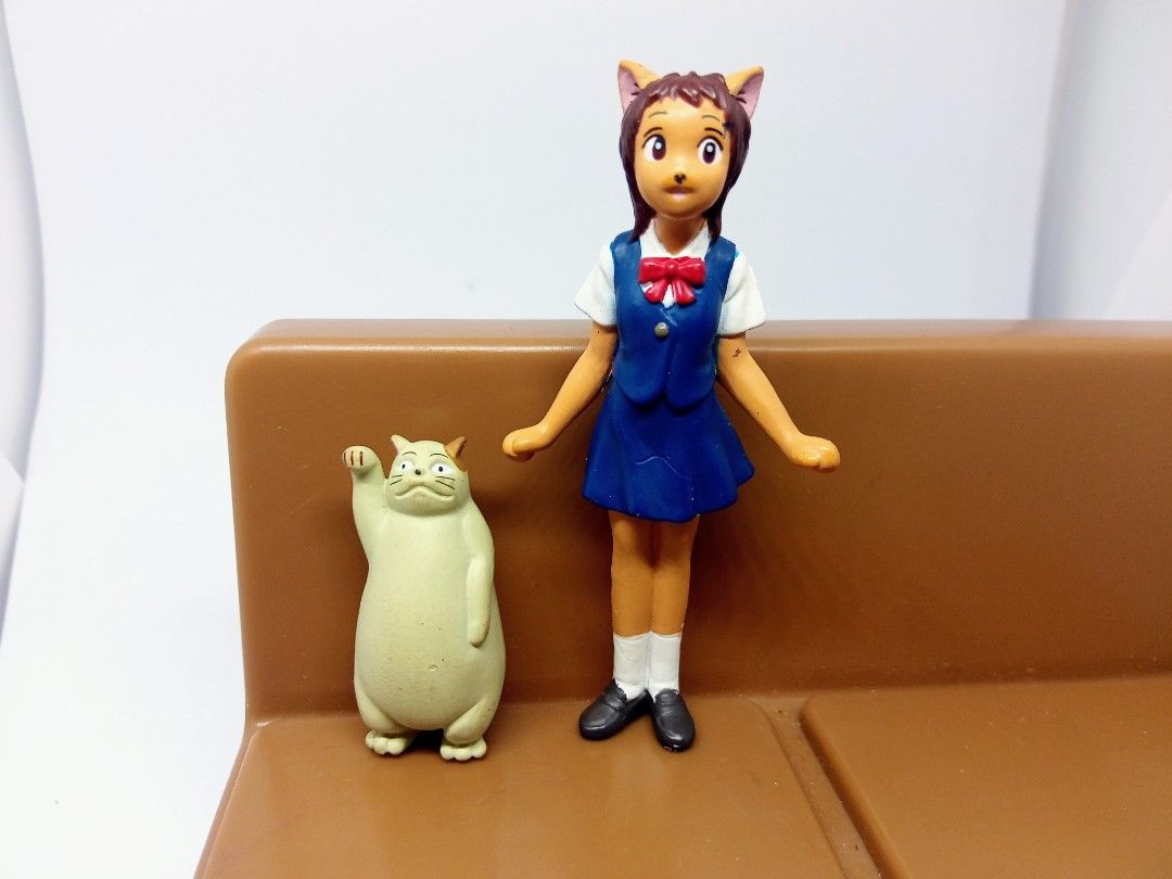 Rare Studio Ghibli The Cat Returns Haru Yoshioka and Muta Display Figures TAKE ALL on Carousell