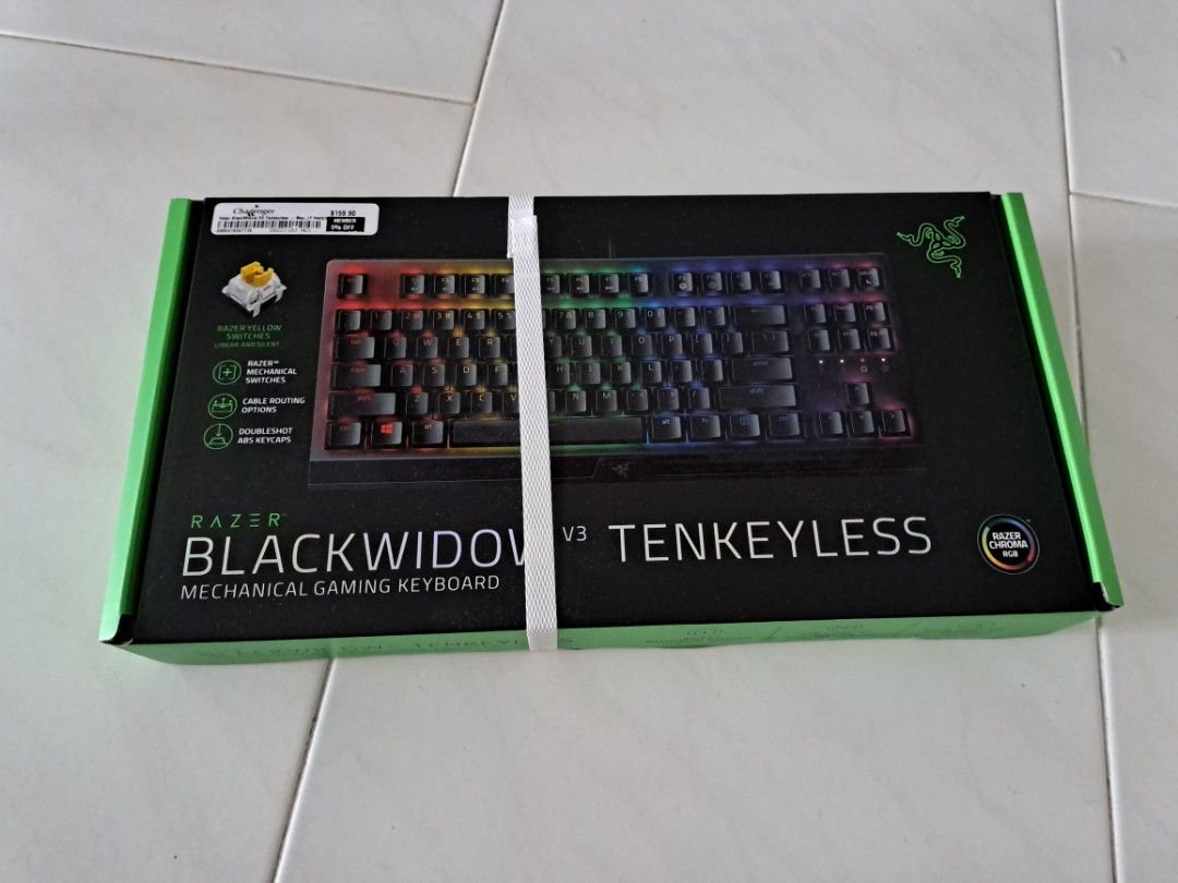 Razer Blackwidow V3 Tenkeyless, Computers & Tech, Parts & Accessories ...