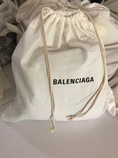 Ready stock: Balenciaga cotton drawstring dustbag