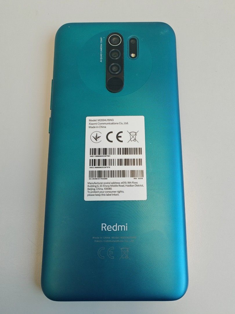 未開封】Redmi 9T Ocean Green 4GB RAM 64GB-