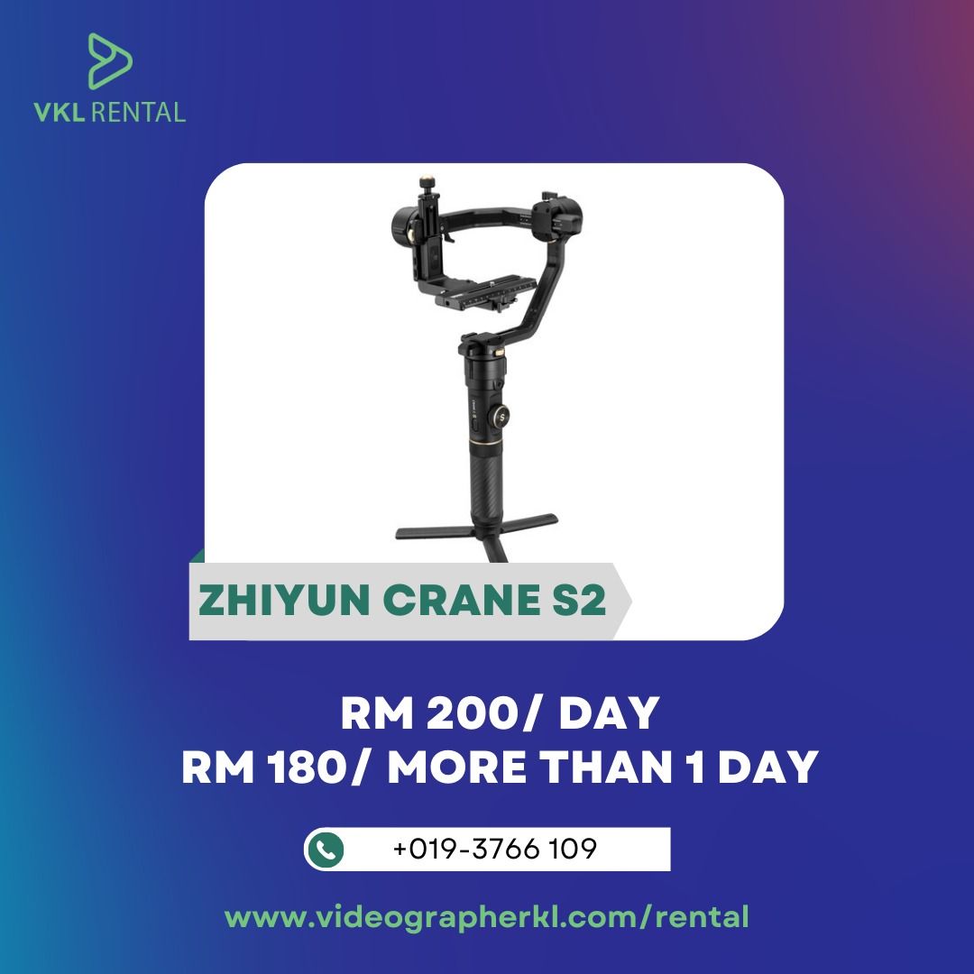 [RENTAL] ZHIYUN CRANE M2, Photography, Photography Accessories, Gimbals ...