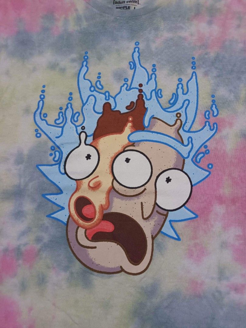 rick and morty tie dye shirt