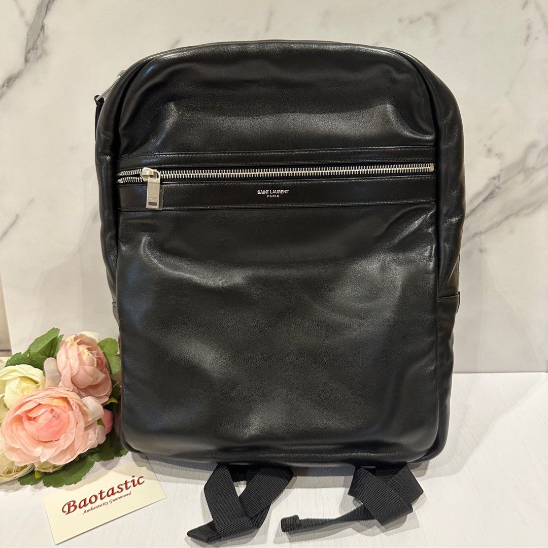 Saint laurent laptop backpack top