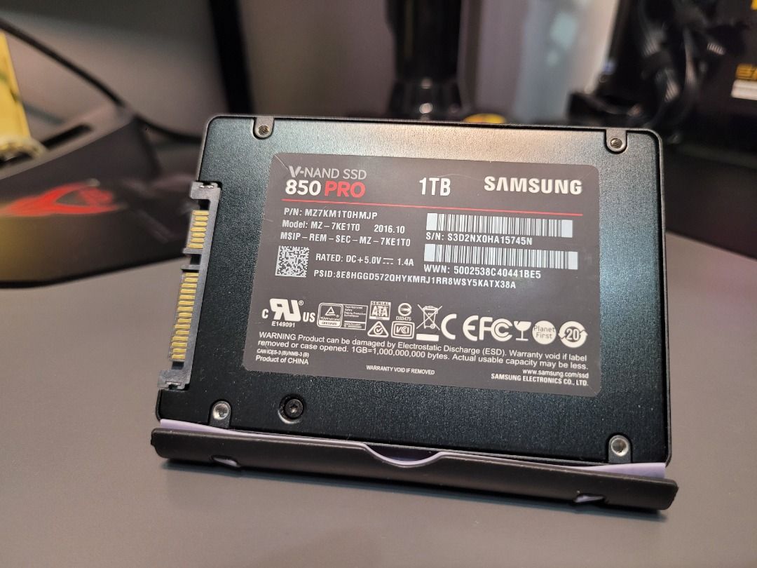 Samsung 850 Pro 1TB 2.5 Sata SSD