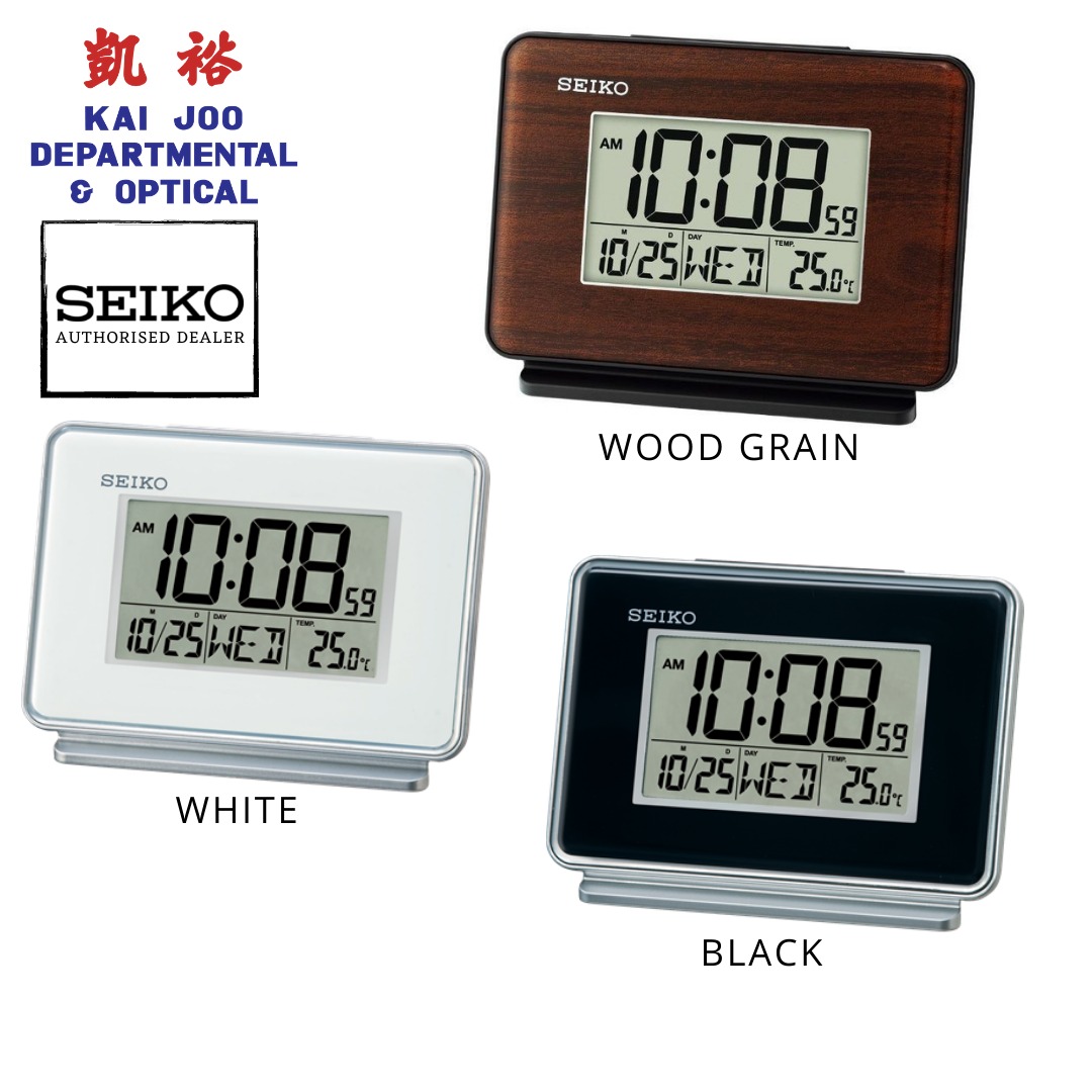 Seiko Digital Alarm Clock With Daylight Saving Time and Dual Alarm  Function, Furniture & Home Living, Home Decor, Clocks on Carousell