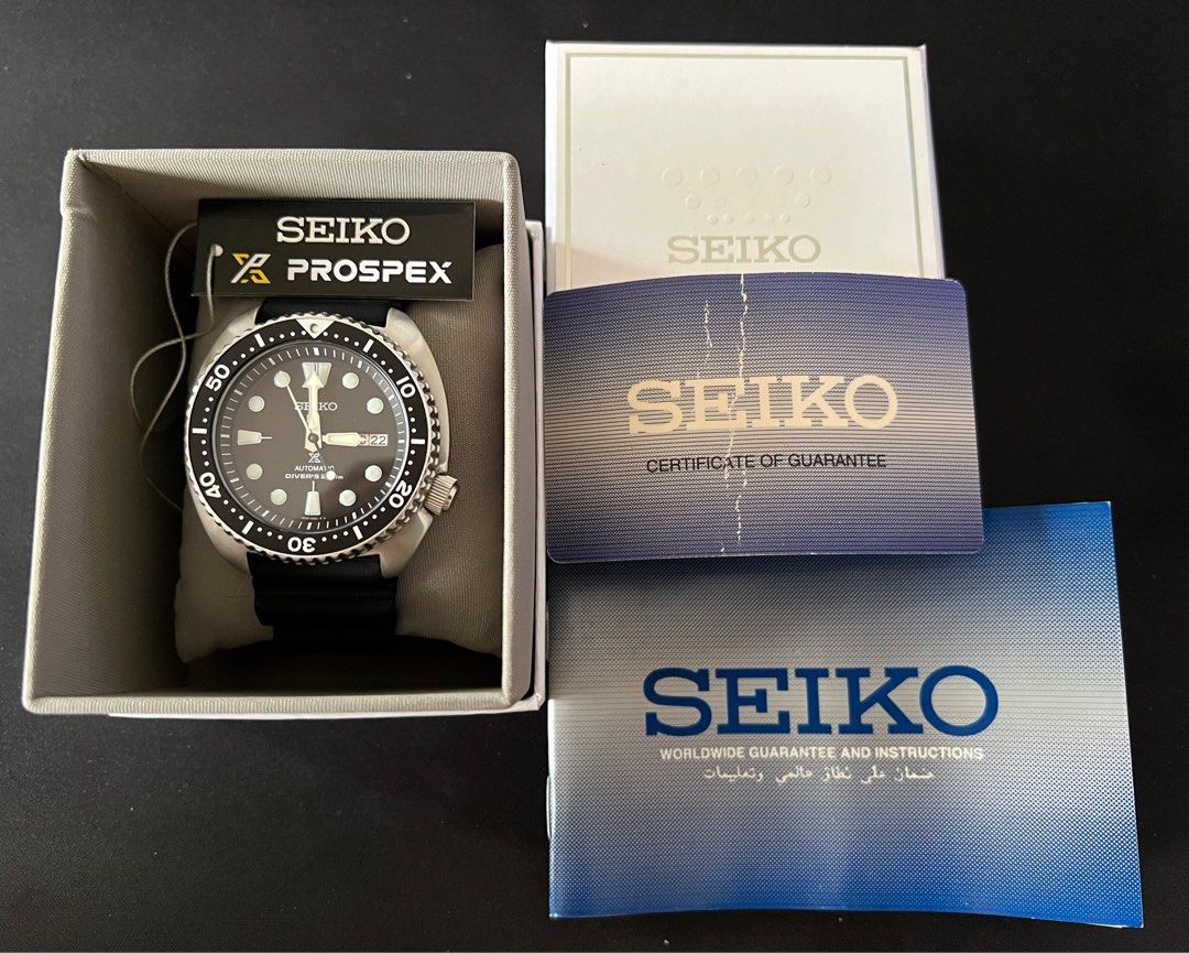 Seiko Prospex SRP777K1 Automatic Turtle Diver Men Watch, Men's Fashion,  Watches & Accessories, Watches on Carousell