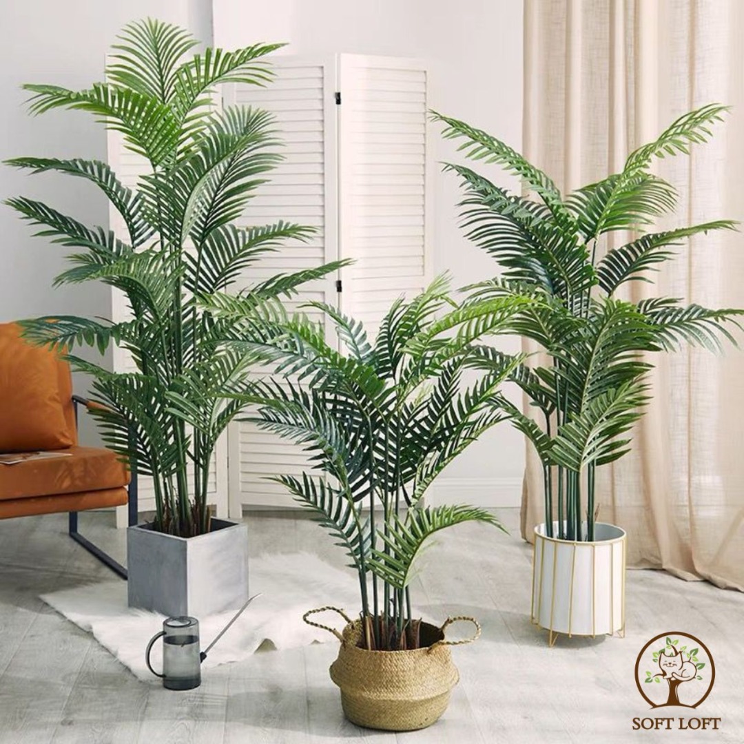 [SG STOCKS] Artificial Plant Areca Palm Fake Tree / Fake Plants / Home