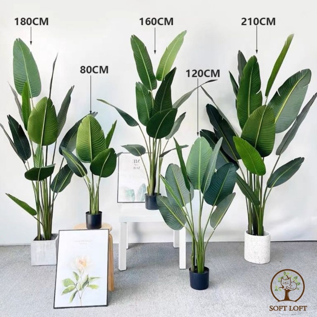 [SG STOCKS] Artificial Plant Traveler Palm Fake Tree / Fake Plants