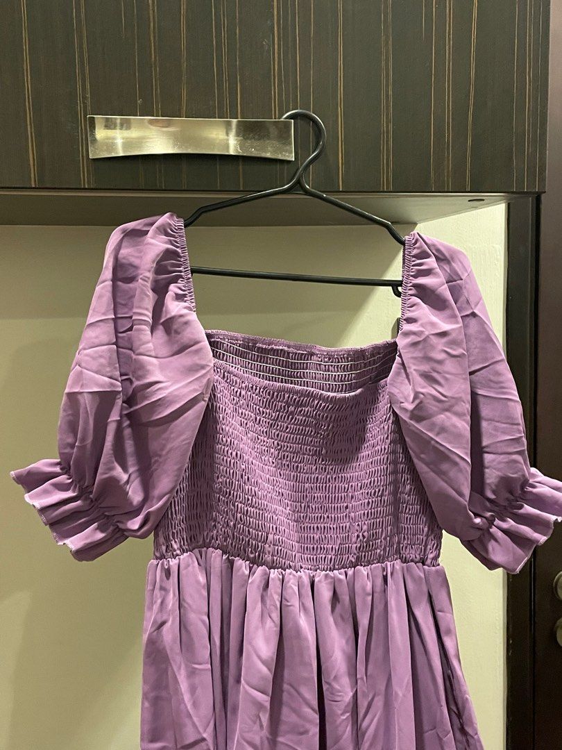 SHEIN Purple Dress, Women's Fashion, Dresses u0026 Sets, Dresses on Carousell
