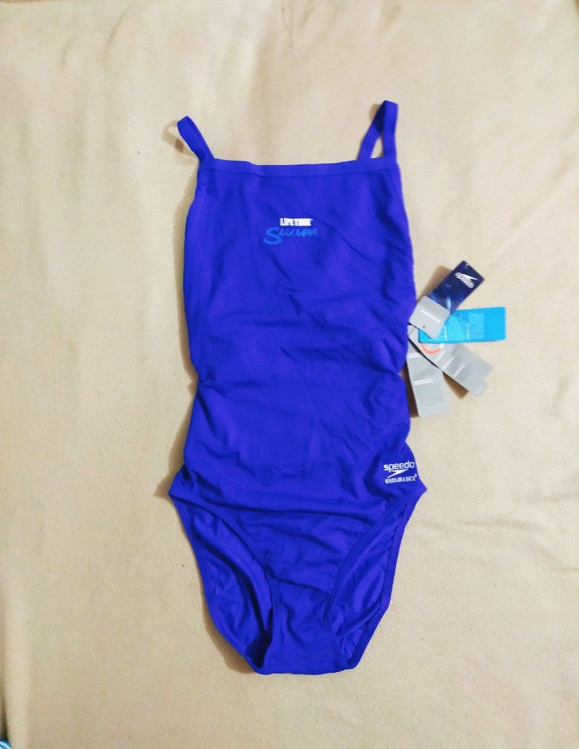 Womens Swimsuit One Piece Endurance Flyback Solid Adult Team Colors Navy Blue 40