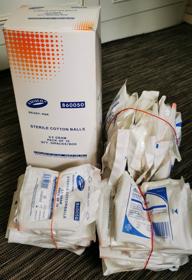Sterile NonWoven Gauze Swabs / Sterile Cotton Balls / Sterile Gauze