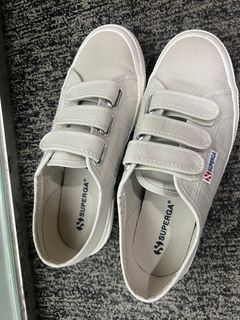 Superga Strap Grey Sand