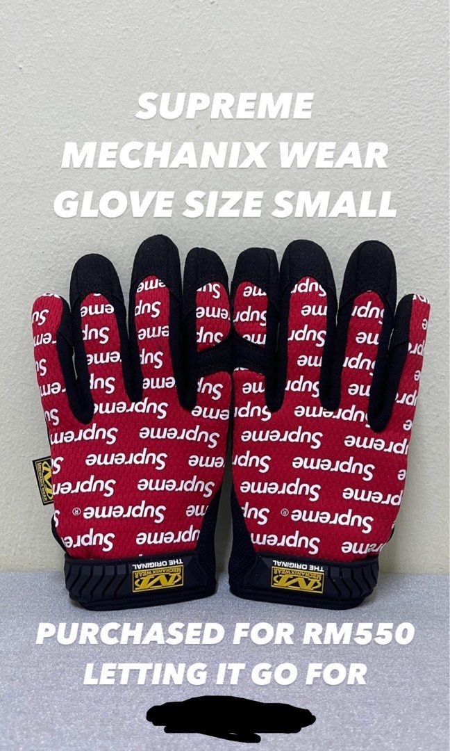 Supreme mechanix discount wear gloves red