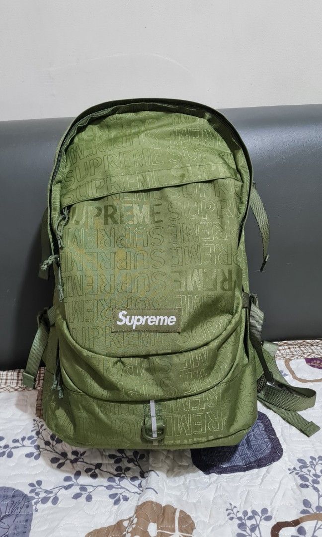 Supreme olive backpack cheap