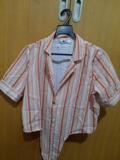 Temt cropped brown tshirt