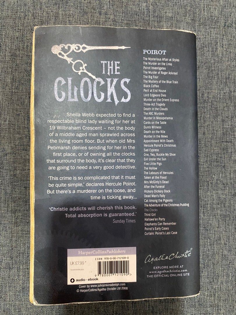 The Clocks (Agatha Christie), Hobbies & Toys, Books & Magazines