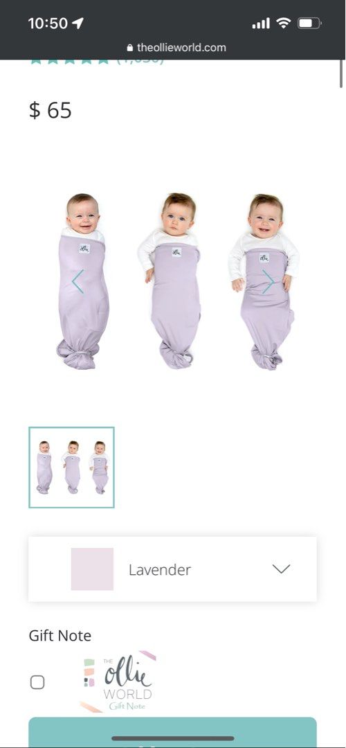 Ollie swaddle sale lavender