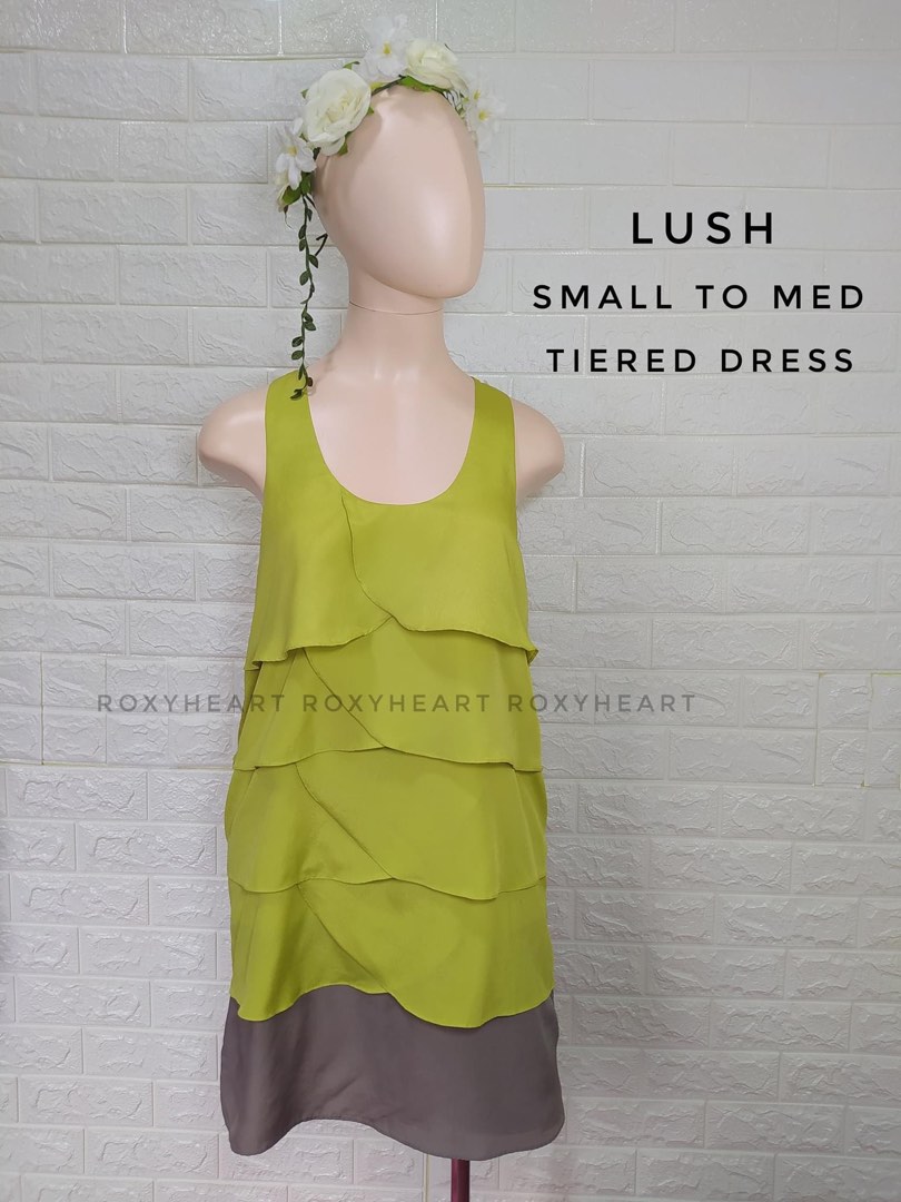 Ivory Dress in Apple Green main image 1