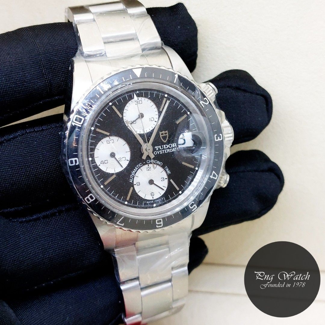 Tudor 40mm Black Bezel Dial Prince Oysterdate