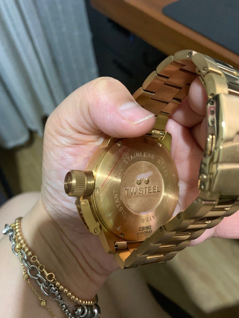 TW Steel rose gold