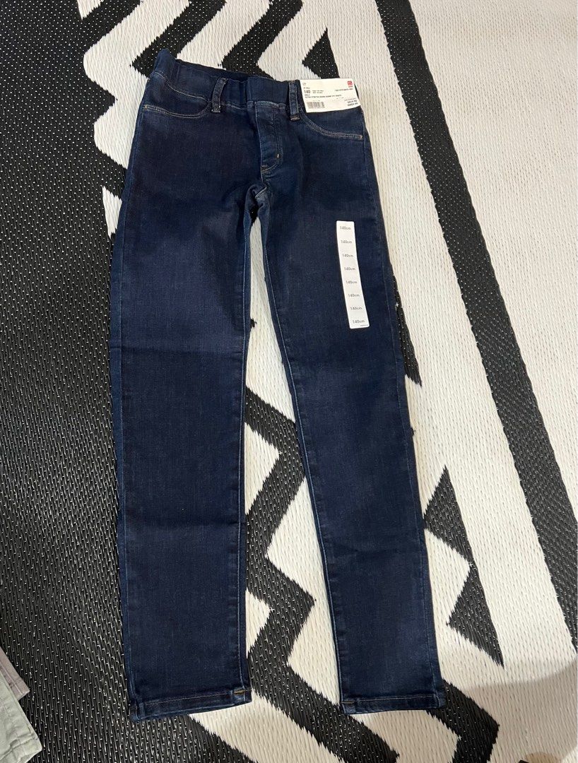 UNIQLO KIDS Ultra Stretch Denim Skinny Fit Pants Jeans, Babies