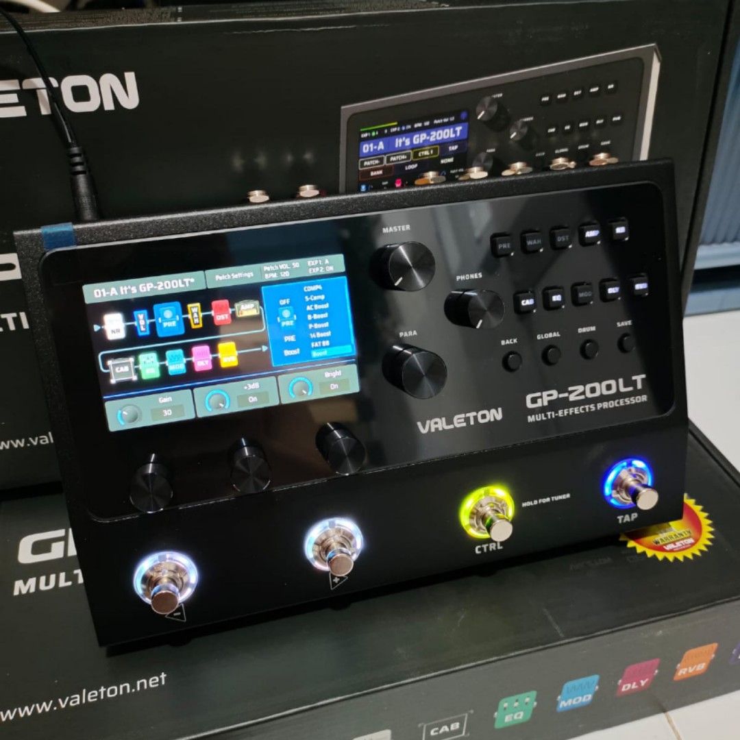 Valeton GP200LT Multi Effects Processor, Musik & Media, Alat di Carousell