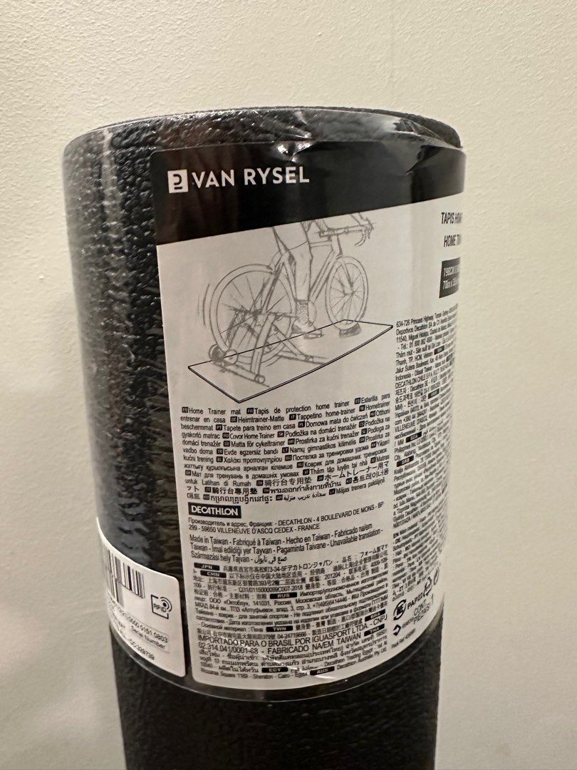 Van Rysel Turbo Trainer Mat Flanders (good as bike mat), Sports