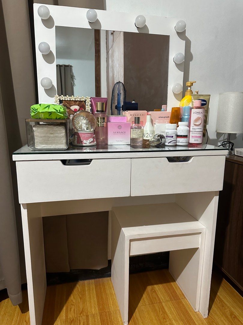 Vanity Mirror Dresser with lights, Furniture & Home Living, Furniture