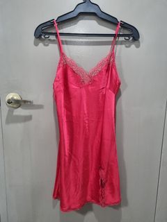 Victoria's Secret red slip dress