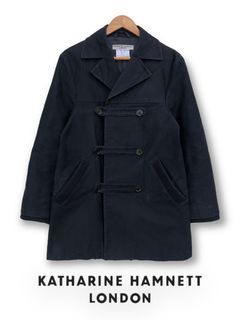 🔥Vintage KATHARINE HAMNETT LONDON Double Breasted Coat Jacket