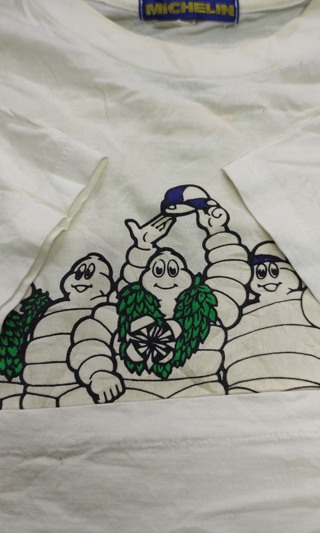 Vintage Michelin, Men's Fashion, Tops & Sets, Tshirts & Polo Shirts on ...