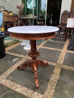 Vintage Peranakan marble side table