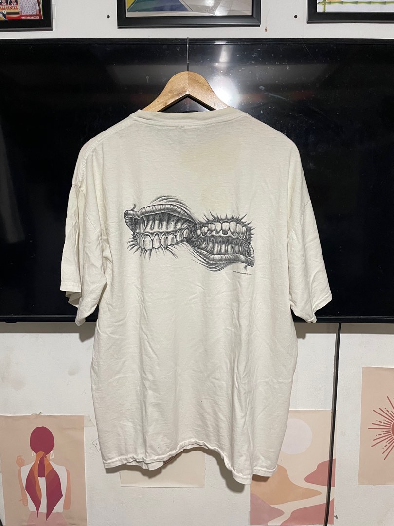 T-shirt Vintage TOOL Album - Groupe De Metal, Taille Large Noire, Occasion Très Bon état