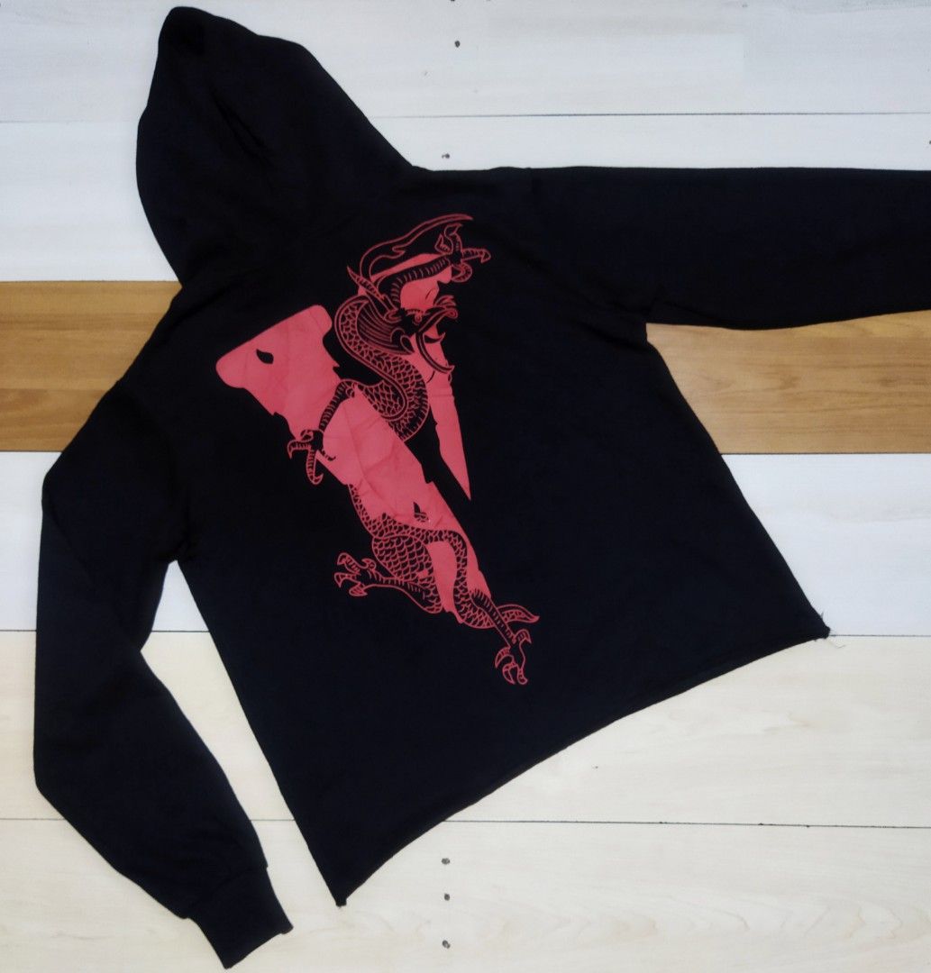 Vlone x clot dragon hoodie jacket