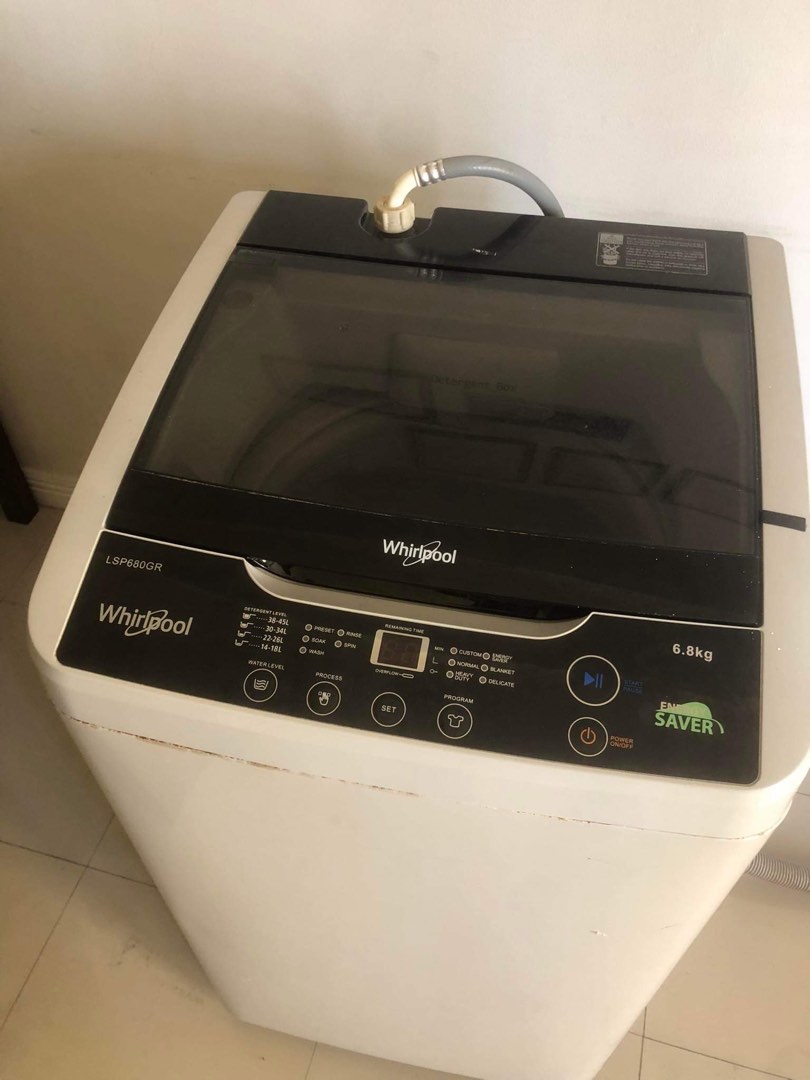 whirlpool automatic washing machine top load, TV & Home Appliances