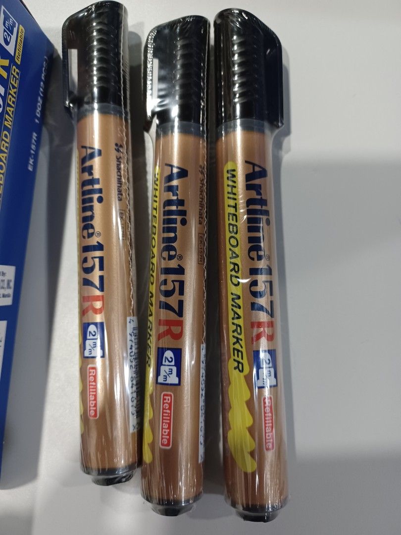 Whiteboard Marker (Category: Stationery & School Supplies) located in Quezon City. Submitted by bellemarketing (Listing ID 1216748972, Image 1). Description: Whiteboard Marker black blue red For pick up @ q.c.