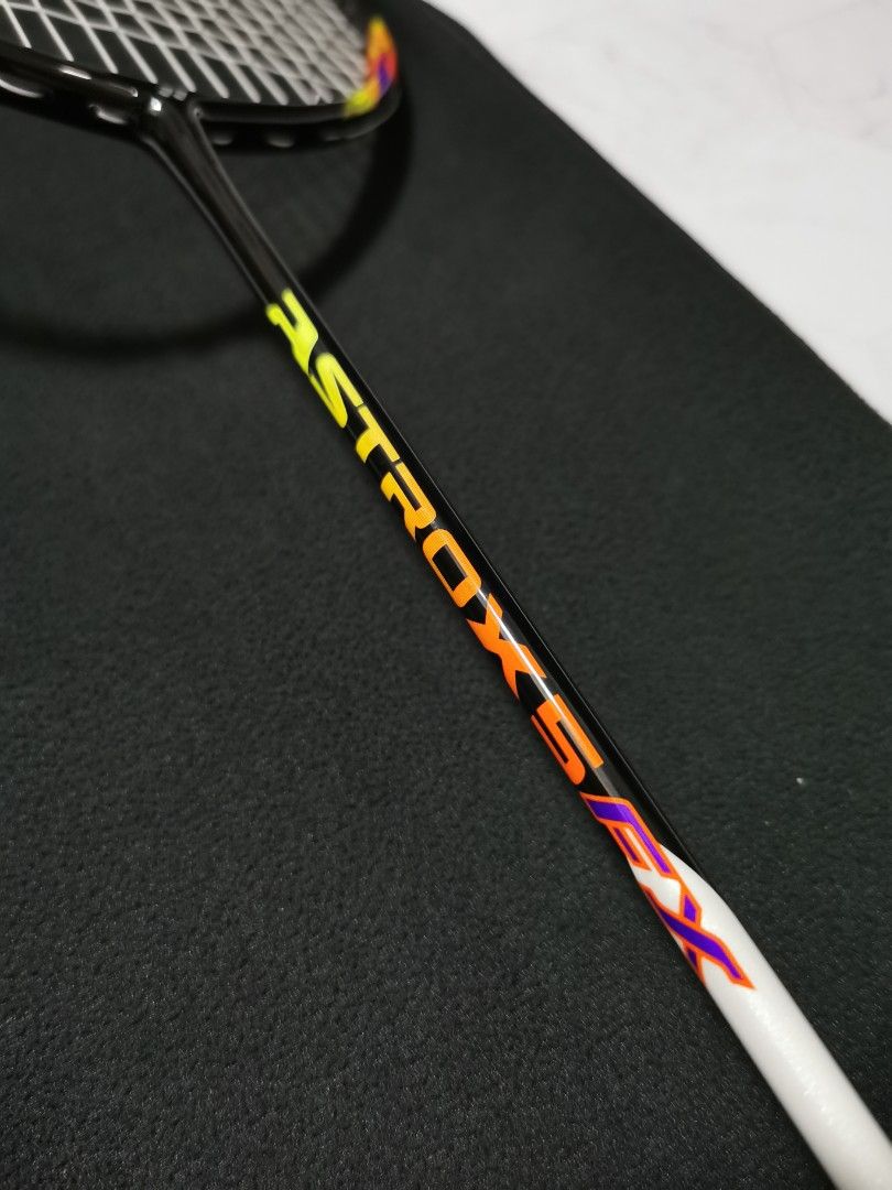 Yonex Astrox 5 FX Badminton Racket with Yonex BG66 String, Sports