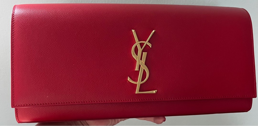 YSL Clutch bag, Luxury, Bags & Wallets on Carousell