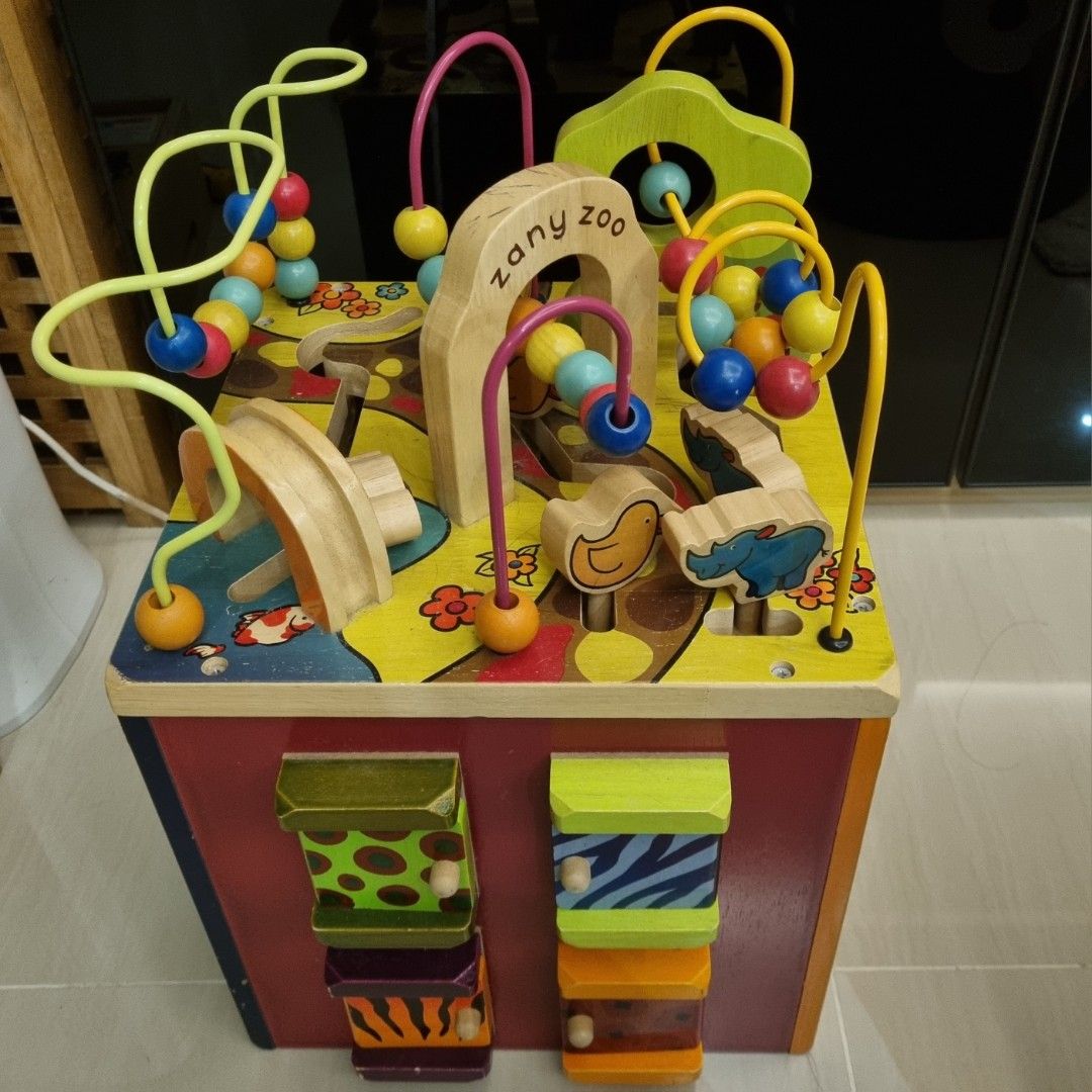Zany zoo activity cube by Battat, Babies & Kids, Infant Playtime on