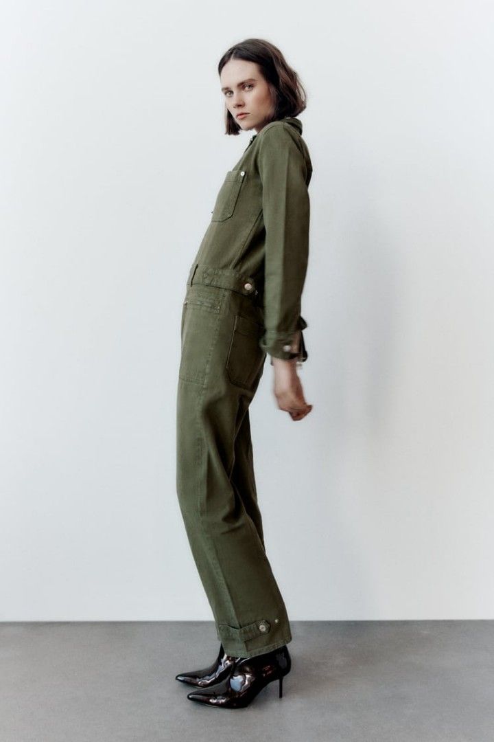 Utility jumpsuit zara top