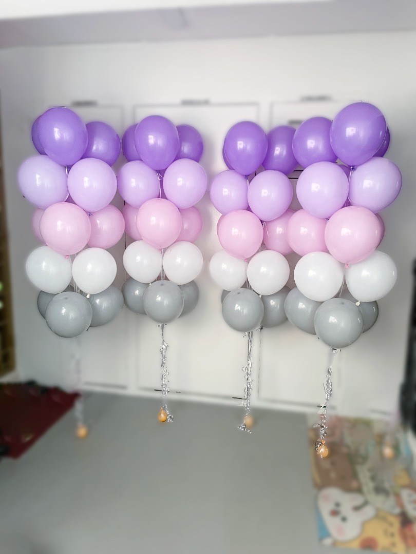 12" Helium Latex Balloon Bouquet Birthday Party Surprise Decoration