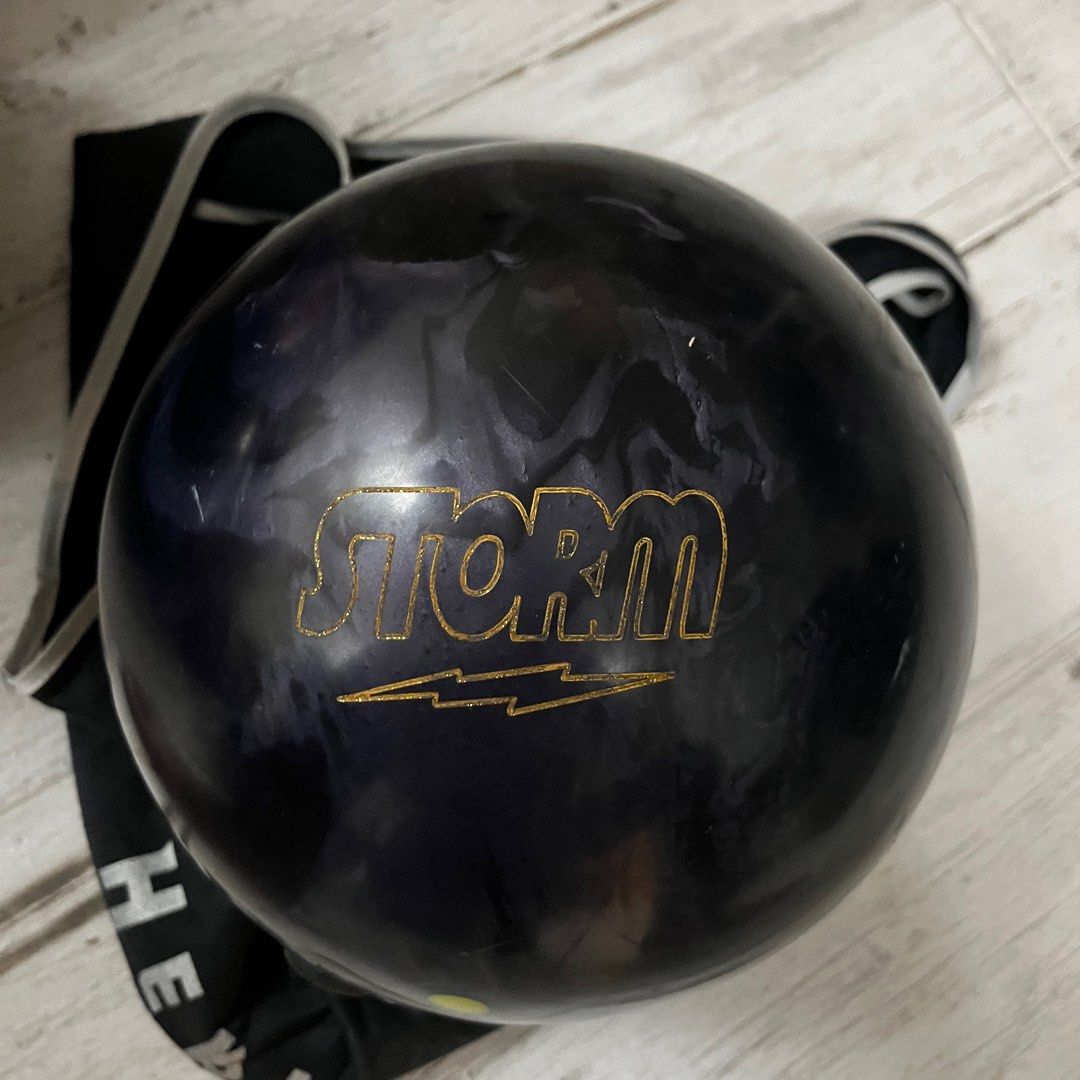 15lb Storm Code Black bowling ball, Sports Equipment, Sports & Games