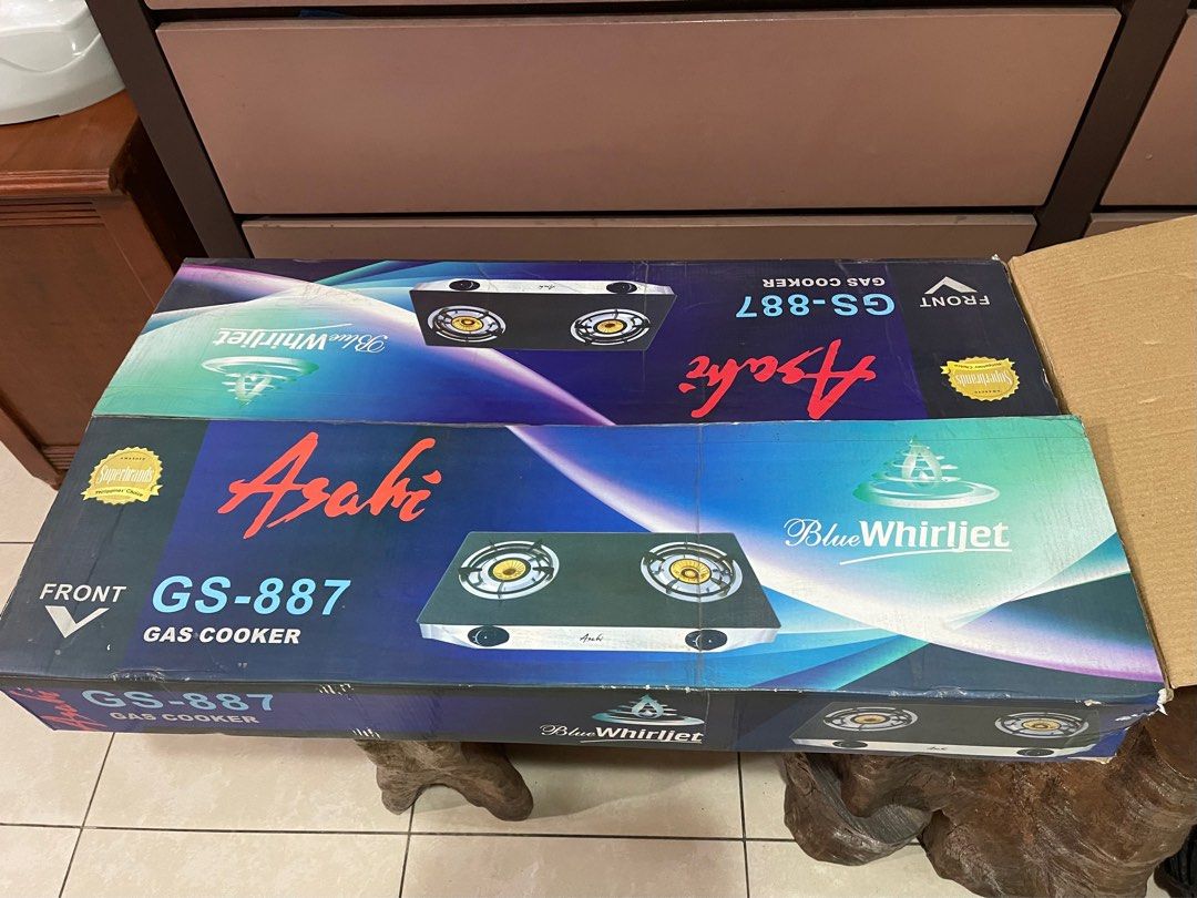 2 burner gas stove (Category: Cookware & Accessories) located in Quezon City. Submitted by nette68 (Listing ID 1216940173, Image 1). Description: Asahi 2 burner gas stove. Almost new. Bought and used a few times..